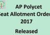 AP POLYCET final phase seat allotment results 2017