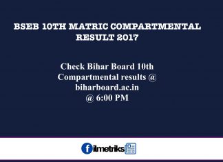 BSEB 10th Matric compartmental results 2017, BSEB 10th Class compartmental exam results, Bihar Board compartmental result 2017