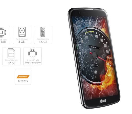 LG K8 Specifications